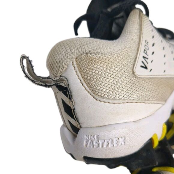 Nike Vapor Youth Football Cleats Size 12C Children Sports Black/ White 12 C - Picture 8 of 11